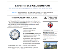 Tablet Screenshot of ecbgeomembran.net